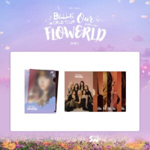 [Pre-Order] BILLLIE - OUR FLOWERLD BELLLIE'VE YOU WORLD TOUR OFFICIAL MD L-HOLDER & MINI POSTER SET