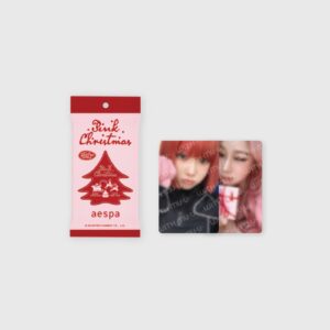 AESPA PHOTOCARD RANDOM PACK (2024 PINK CHRISTMAS OFFICIAL MD)