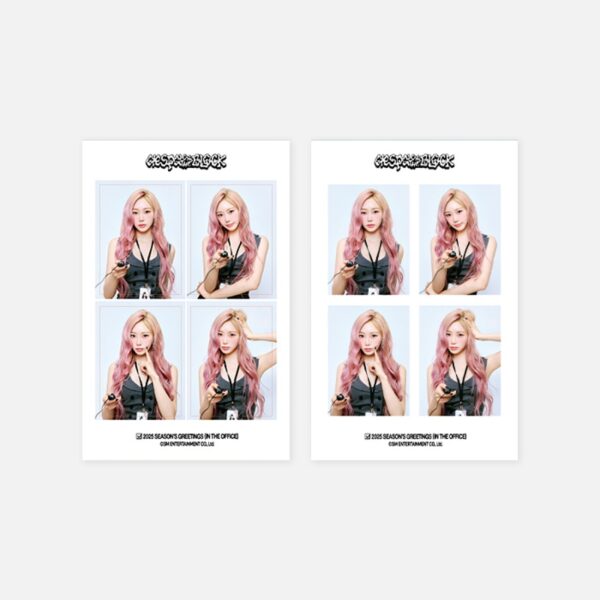 4 CUT PHOTO SET (aespa Ver.) / 2025 SM ARTIST SEASON’S GREETINGS OFFICIAL MD