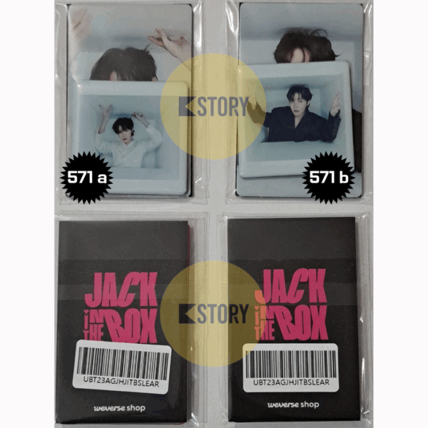 [Photocard 571-572] BTS J-HOPE - JACK IN THE BOX 1ST SINGLE ALBUM HOPE EDITION WEVERSE POB