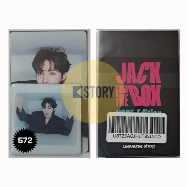 [Photocard 571-572] BTS J-HOPE - JACK IN THE BOX 1ST SINGLE ALBUM HOPE EDITION WEVERSE POB - Image 2