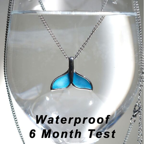 BTS Jungkook's pick - Silver / Blue Dolphin Tail Pendant Necklace(Abandoned Animals Charity Sponsorship) - Image 15