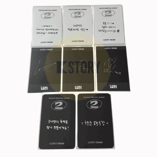 [Photocard 1172-1179]  (G)I-DLE - 2 2ND FULL ALBUM APPLE MUSIC LD POB - Image 2