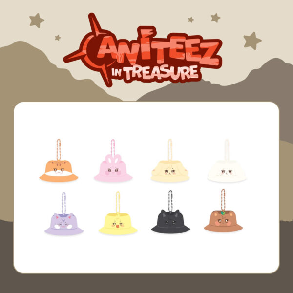 [Pre-Order] ATEEZ - ANITEEZ IN TREASURE OFFICIAL MD BUCKET HAT KEYRING