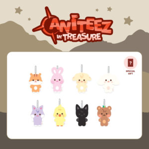 [Pre-Order] ATEEZ - ANITEEZ IN TREASURE OFFICIAL MD FLAT FER PLUSH