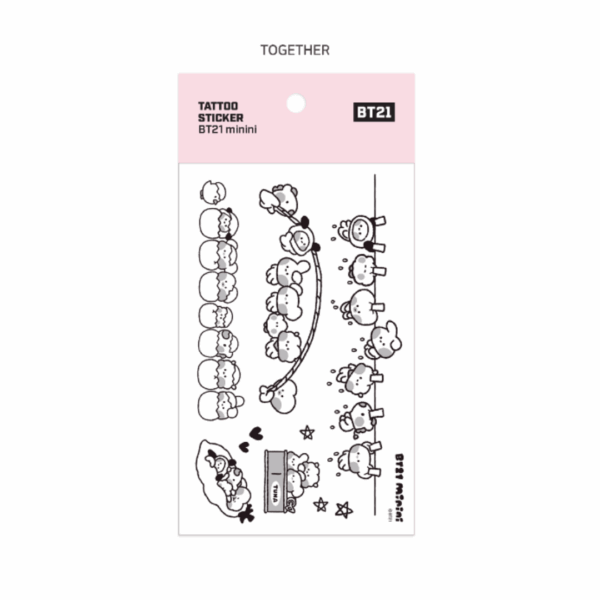 BT21 Minini TATOO Sticker - Image 12