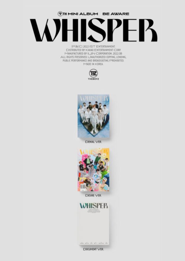 THE BOYZ - Mini 7th Album [BE AWARE] - Image 2