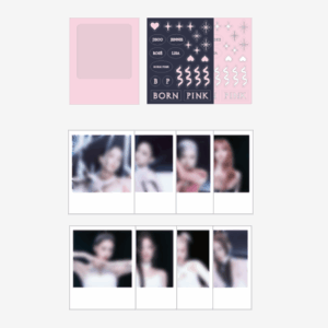 [BORNPINK] BLACKPINK POLAROID PHOTO + STICKER SET
