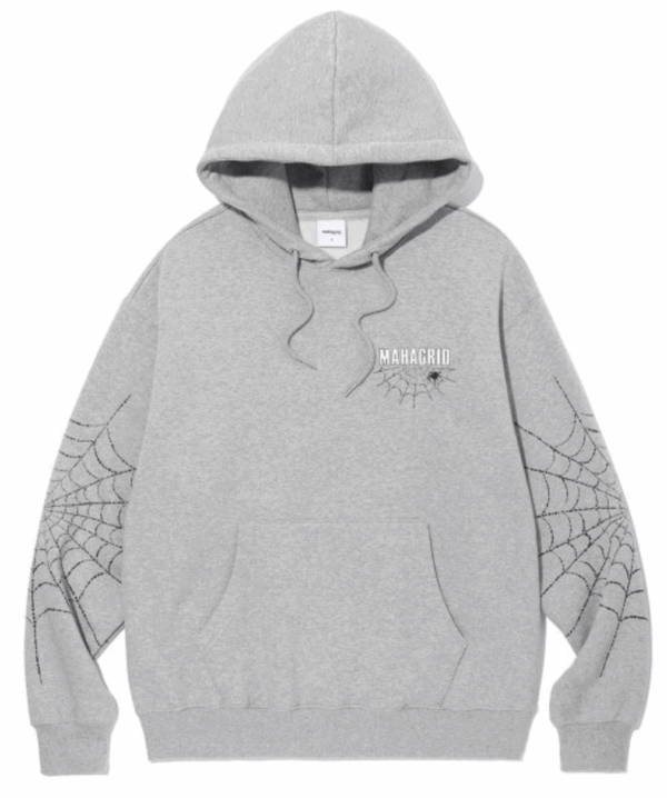 Mahagrid [Stray Kids] F/W COLLECTION SPIDER WEB HOODIE - Image 3