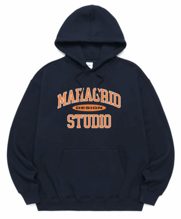 Mahagrid [Stray Kids] F/W COLLECTION COLLEGE LOGO HOODIE - Image 2