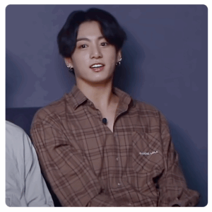Diamond Layla - BTS Jungkook Layla endless love Fluff Mood Check shirt S24 Brown