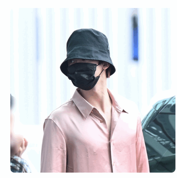 VARZAR - BTS Jungkook NCT Jaemin ENHYPEN Jungwon Stud drop over fit bucket hat black - Image 5