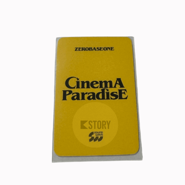 [Photocard 777-785] ZEROBASEONE - CINEMA PARADISE THE 4TH MINI ALBUM SOUNDWAVE POB - Image 2