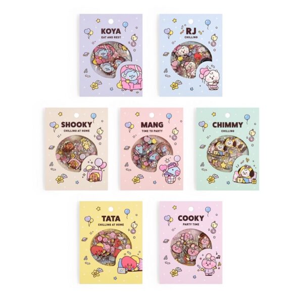 BT21 FLAKE Sticker Pack Party - Image 10