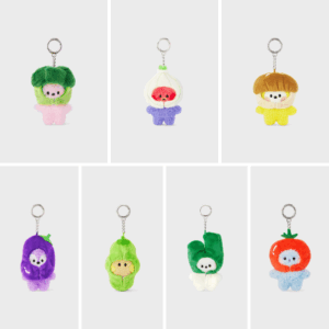 BT21 MININI VEGGIE DOLL KEYRING