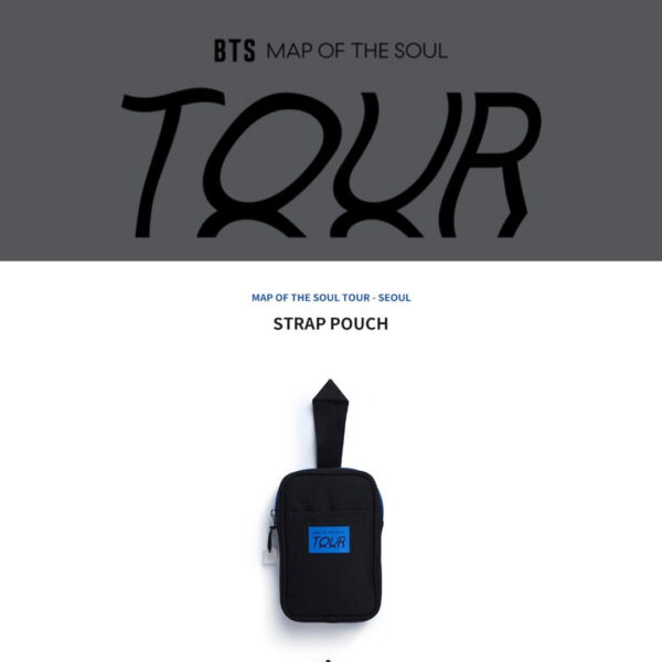 BTS MAP OF THE SOUL TOUR Strap Pouch - Image 2