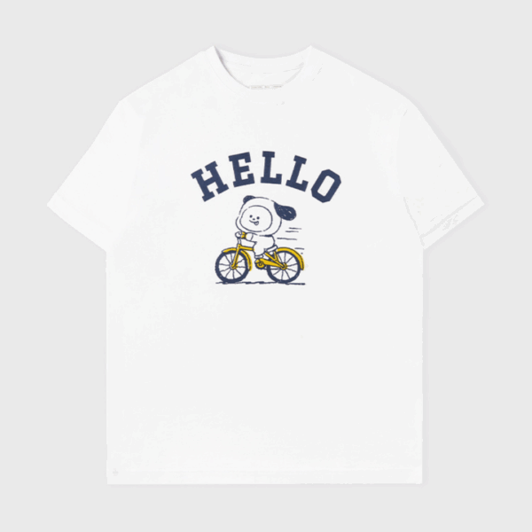 BT21 BASIC SHORT SLEEVE TSHIRT WHITE CHIMMY