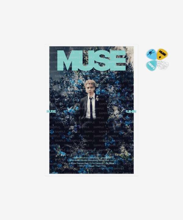 BTS JIMIN - SMERALDO GARDEN MUSE OFFICIAL MD Poster & Magnet SET