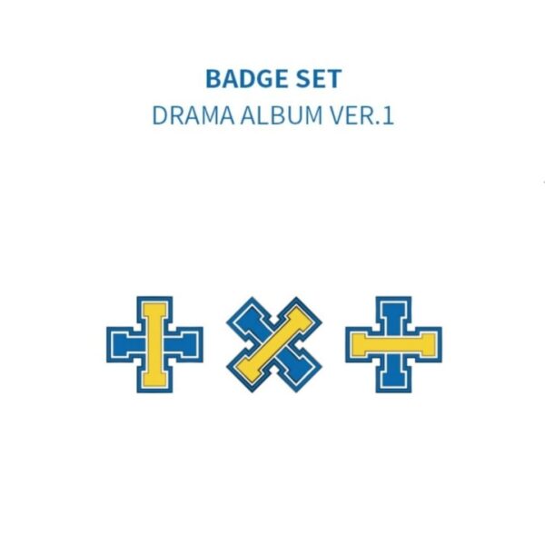 TXT OFFICIAL BADGE SET (DRAMA ALBUM Ver.1) - Image 3