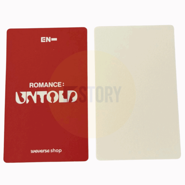 [Photocard 2069-2087] ENHYPEN - ROMANCE : UNTOLD 2ND ALBUM WEVERSE & YES24 POB - Image 2