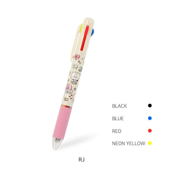 BT21 4 COLOR BALL PEN LITTLE BUDDY - Image 4