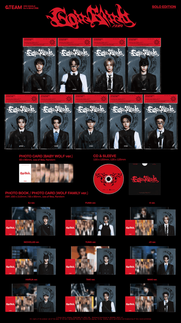 &TEAM - GO IN BLIND 3RD SINGLE ALBUM SOLO EDITION - Image 2