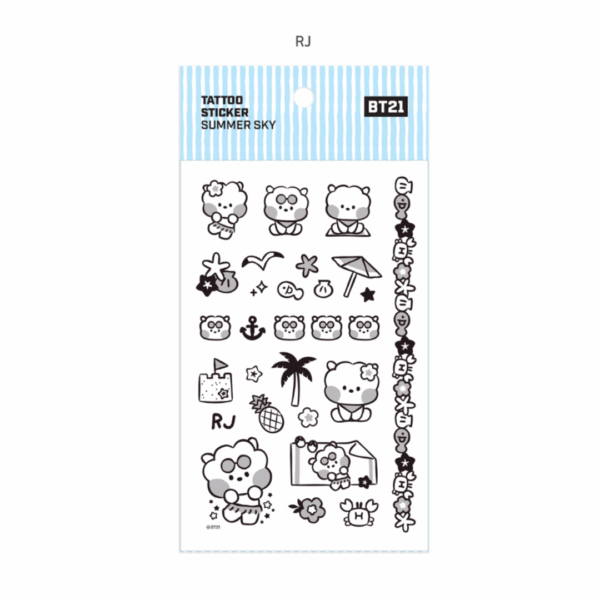 BT21 Minini TATOO Sticker - Image 16