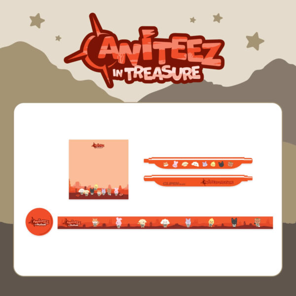 [Pre-Order] ATEEZ - ANITEEZ IN TREASURE OFFICIAL MD STATIONERY SET
