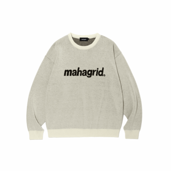 Mahagrid [Stray Kids] S/S 2023 COLLECTION BASIC LOGO KNIT SWEATER - Image 4