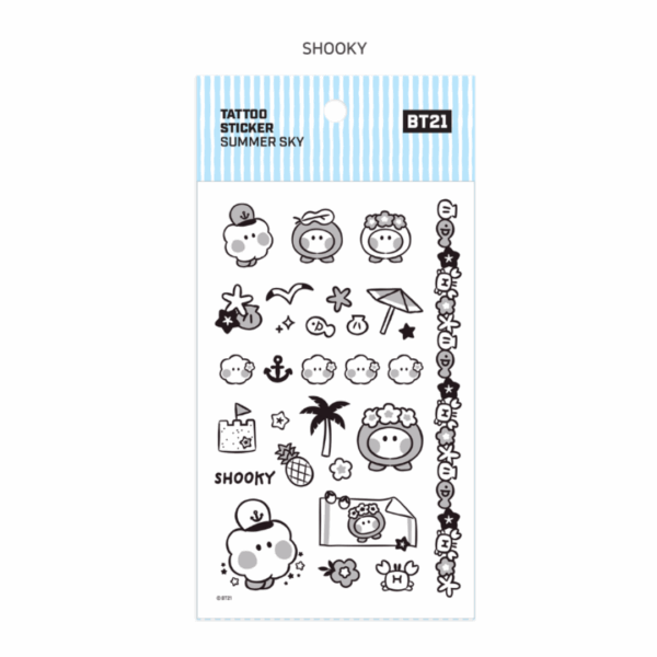BT21 Minini TATOO Sticker - Image 17