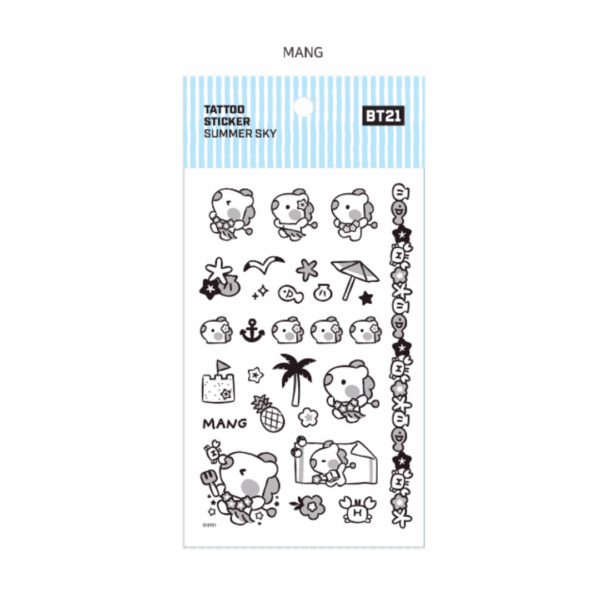 BT21 Minini TATOO Sticker - Image 18