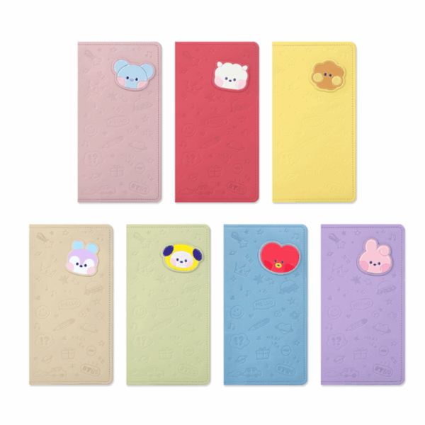 BT21 MININI LEATHER PATCH PASSPORT COVER (Large) - Image 7