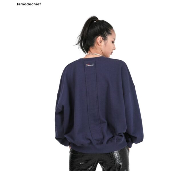 BTS JUNGKOOK PICK LAMODECHIEF SIMBOL L SWEATSHIRT (NAVY) - Image 7
