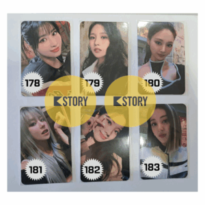 [Photocard 178~183] TWICE - READY TO BE 12TH MINI ALBUM
