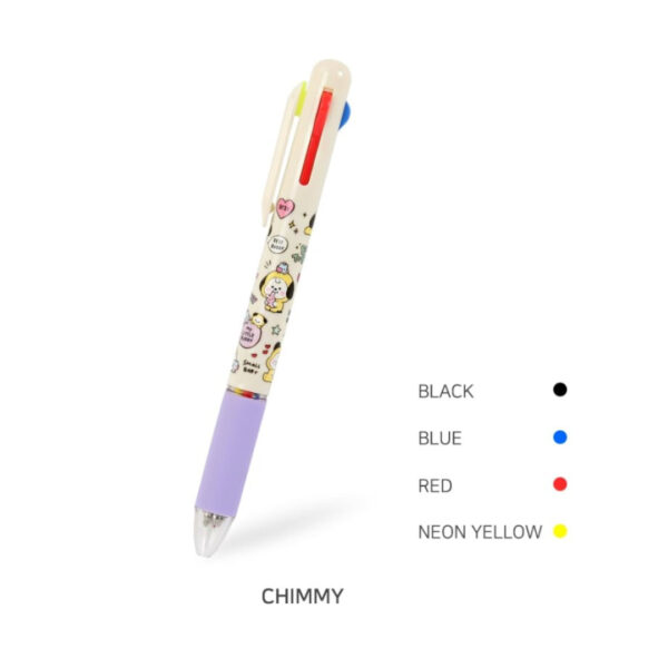 BT21 4 COLOR BALL PEN LITTLE BUDDY - Image 7