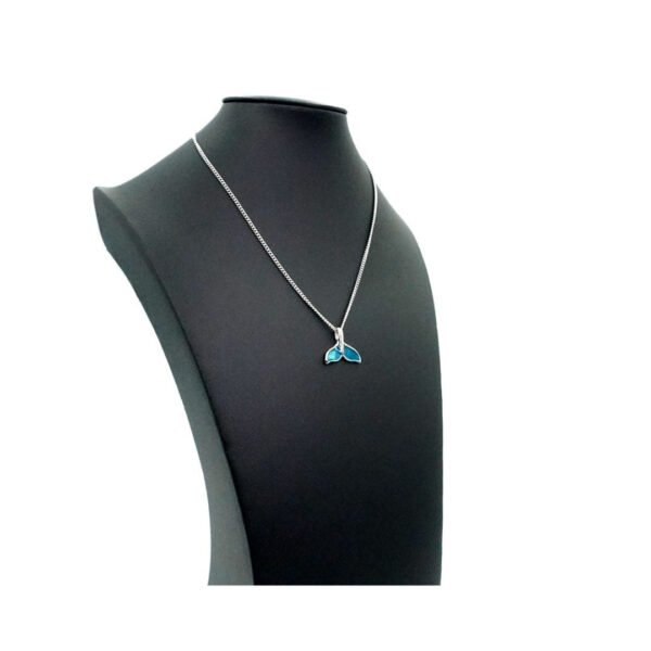 BTS Jungkook's pick - Silver / Blue Dolphin Tail Pendant Necklace(Abandoned Animals Charity Sponsorship) - Image 11