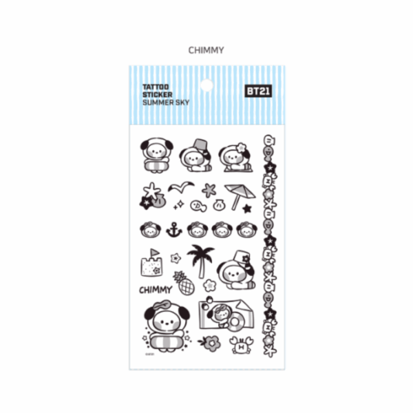 BT21 Minini TATOO Sticker - Image 19
