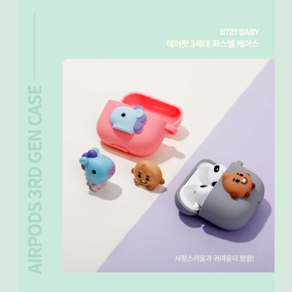 BT21 AIRPODS 3RD Gen Pastel Case - Image 8