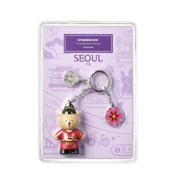 Starbucks Annyeong Seoul Bearista keychain - Image 2