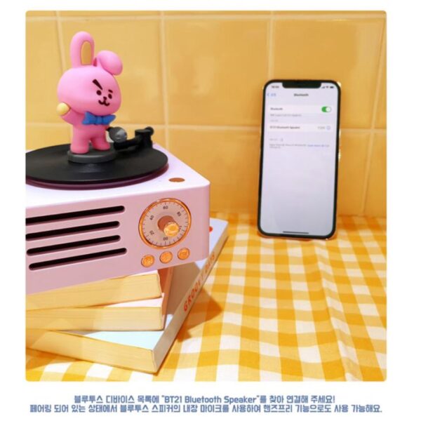 BT21 Turntable Bluetooth Speaker - Image 12