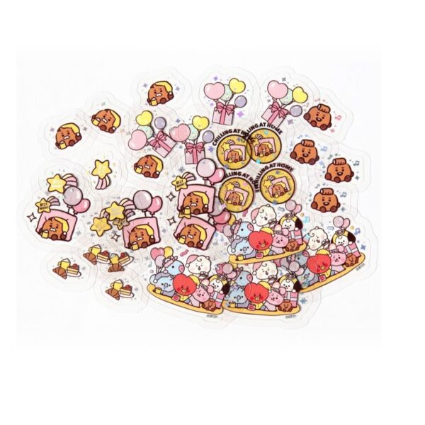 BT21 FLAKE Sticker Pack Party - Image 5