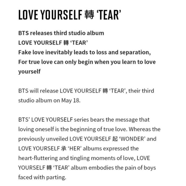 BTS - Love Yourself: Tear (3rd Album) - Image 9