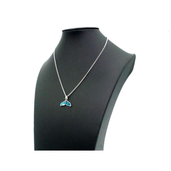 BTS Jungkook's pick - Silver / Blue Dolphin Tail Pendant Necklace(Abandoned Animals Charity Sponsorship) - Image 12