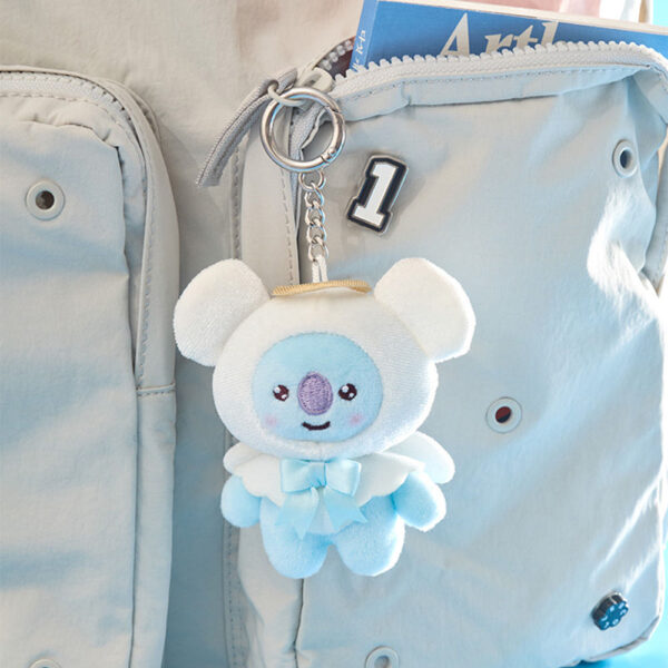 BT21 - ANGEL & VILLAIN ANGEL PLUSH KEYRING - Image 8