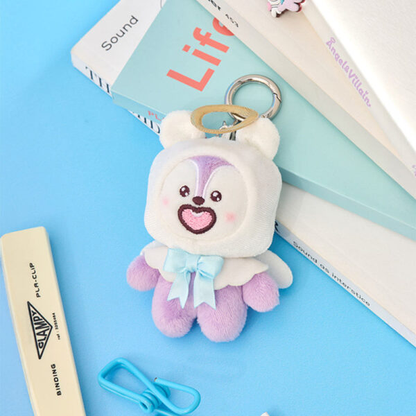 BT21 - ANGEL & VILLAIN ANGEL PLUSH KEYRING - Image 5