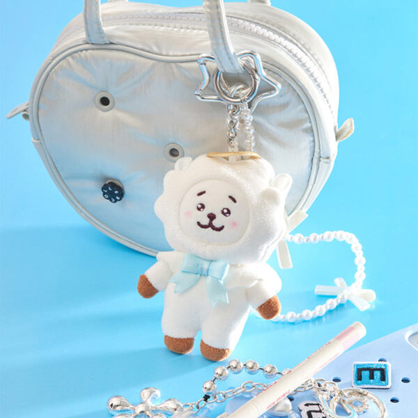 BT21 - ANGEL & VILLAIN ANGEL PLUSH KEYRING - Image 7