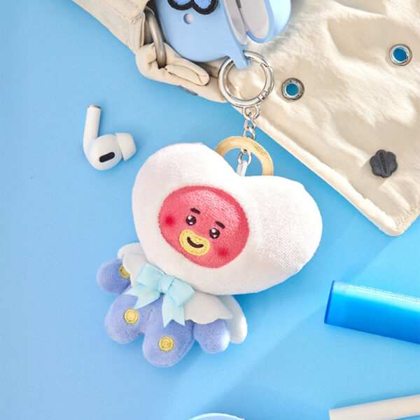 BT21 - ANGEL & VILLAIN ANGEL PLUSH KEYRING - Image 3