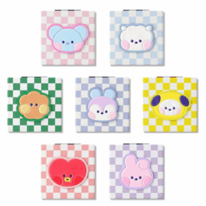 BT21 MININI LEATHER PATCH MIRROR