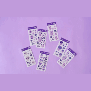 BT21 PURPLE OF WISH EDITION MININI STICKER