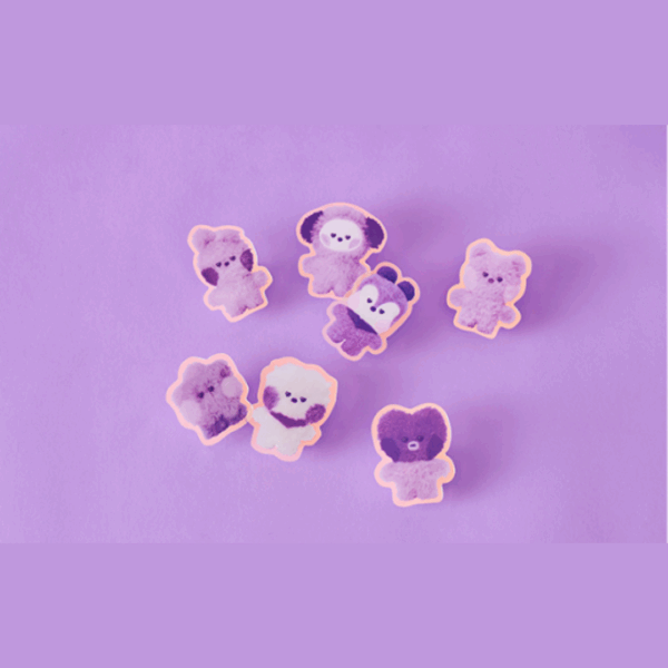 BT21 PURPLE OF WISH EDITION MININI ACRYLIC CLIP MAGNET